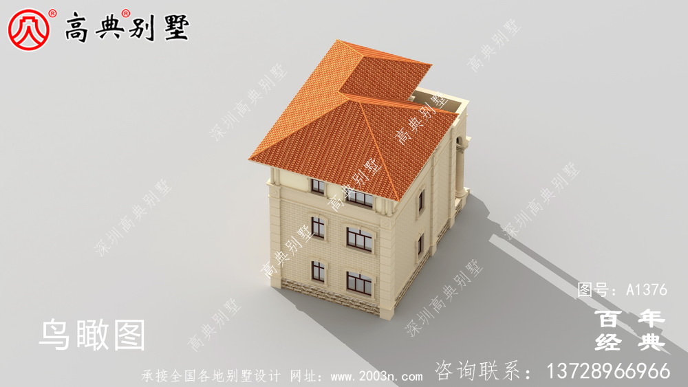 三層歐式別墅的實用設計圖和效果圖_別墅設計圖紙
