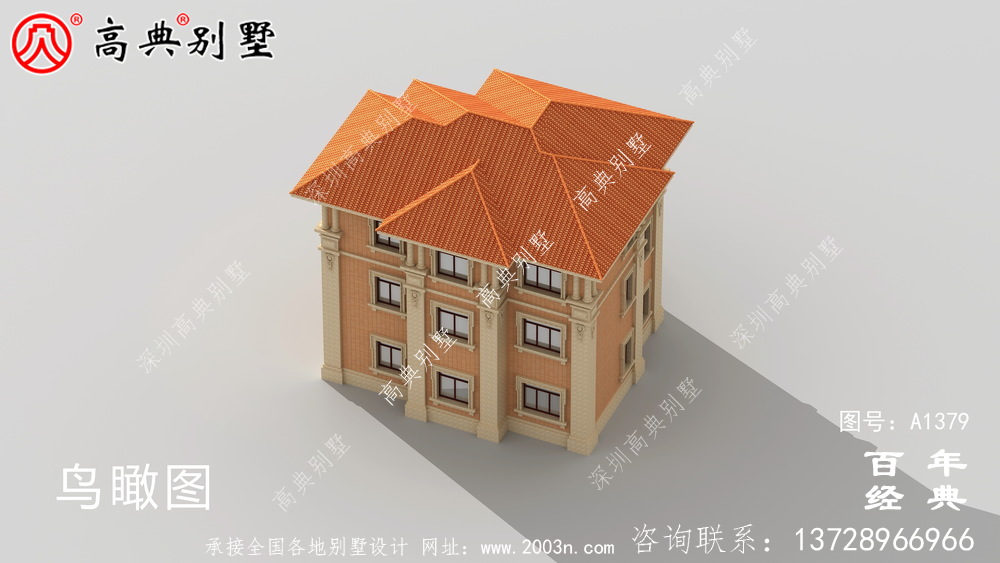 農(nóng)村豪華三層復(fù)式別墅設(shè)計(jì)效果圖_別墅設(shè)計(jì)圖紙