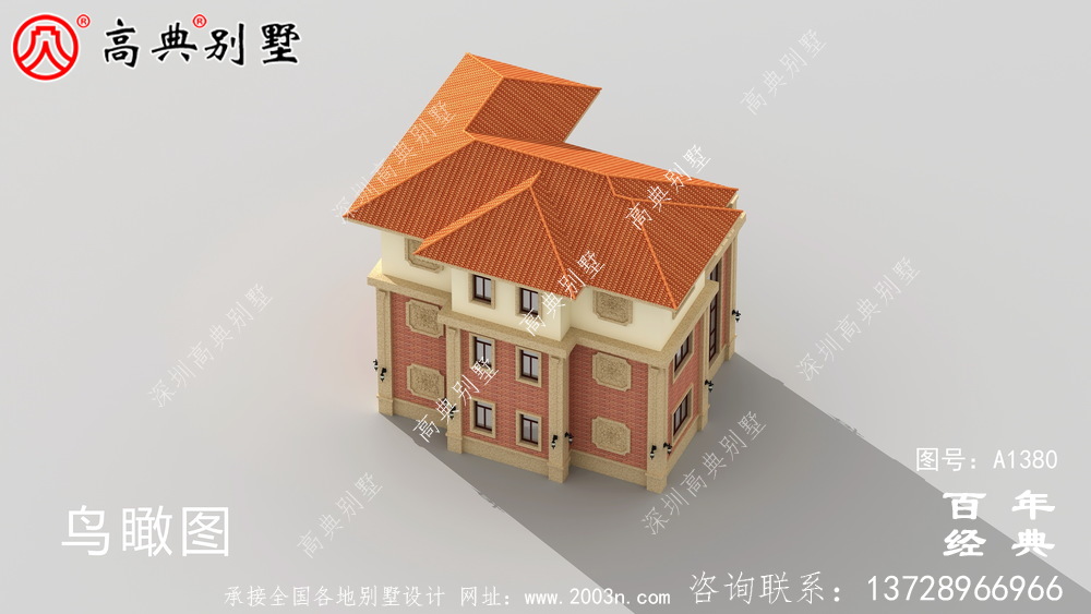 豪華歐式三層復式別墅設計效果圖_別墅設計圖紙