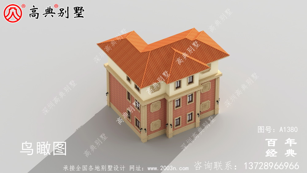 豪華歐式三層復式別墅設計效果圖_別墅設計圖紙
