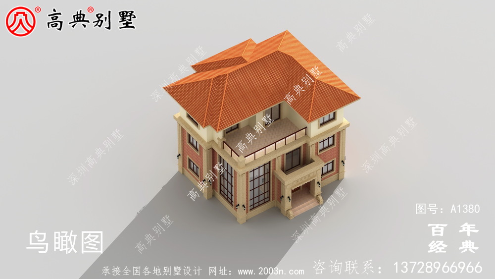 豪華歐式三層復式別墅設計效果圖_別墅設計圖紙