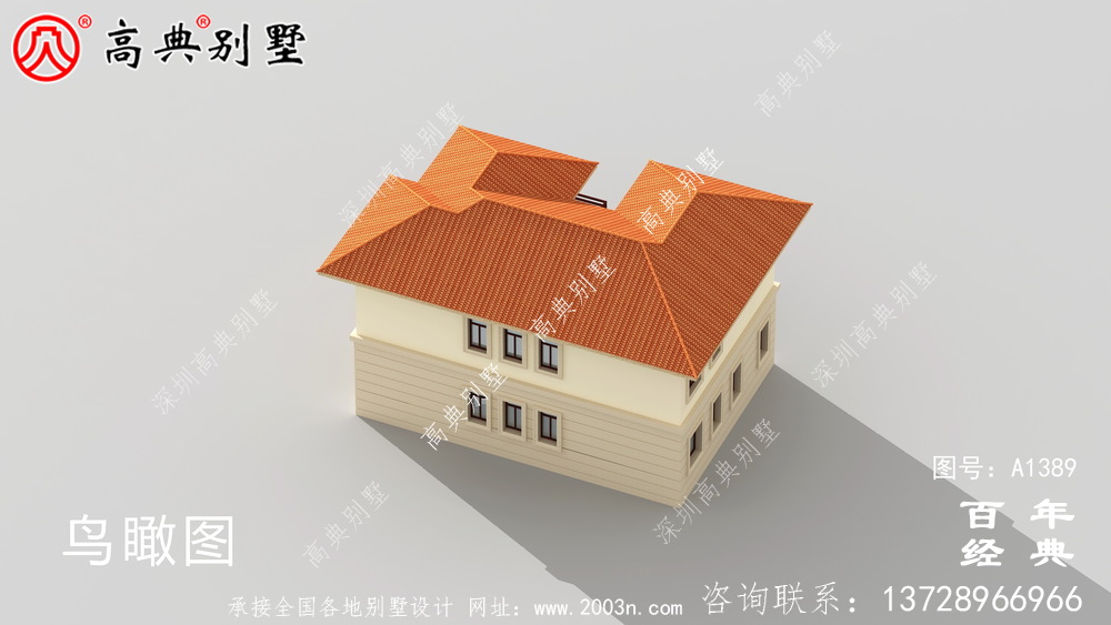 鄉(xiāng)村二層帶車庫別墅自建房設(shè)計圖設(shè)計效果圖_別墅設(shè)計圖紙