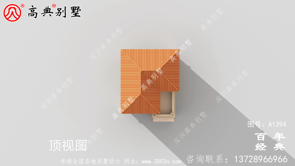 復式三層歐式別墅整套工程圖紙_鄉村別墅設計圖紙