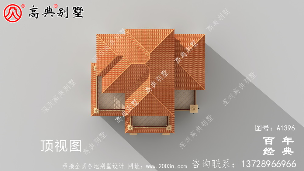 復式四層歐式別墅整套工程圖紙_鄉村別墅設計圖紙