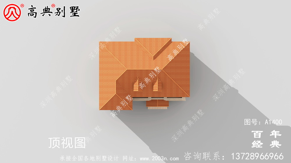新農村簡單二層小別墅設計圖紙_二層別墅效果圖