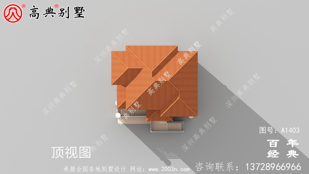 超豪華三層鄉村別墅外觀設計效果圖_鄉村三層別墅設計圖