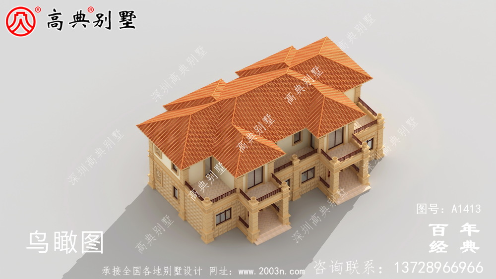 兩層雙拼歐式別墅設(shè)計(jì)圖紙_農(nóng)村雙拼別墅圖紙