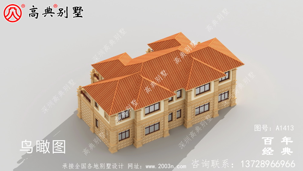 兩層雙拼歐式別墅設(shè)計(jì)圖紙_農(nóng)村雙拼別墅圖紙