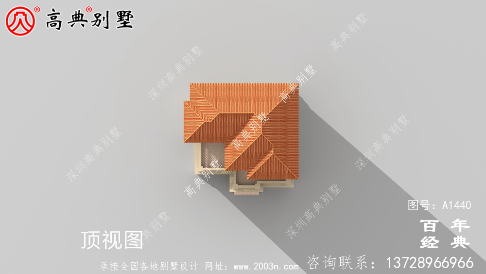 新農村復式帶三層樓的別墅設計圖與效果圖_三層鄉村房屋設計圖