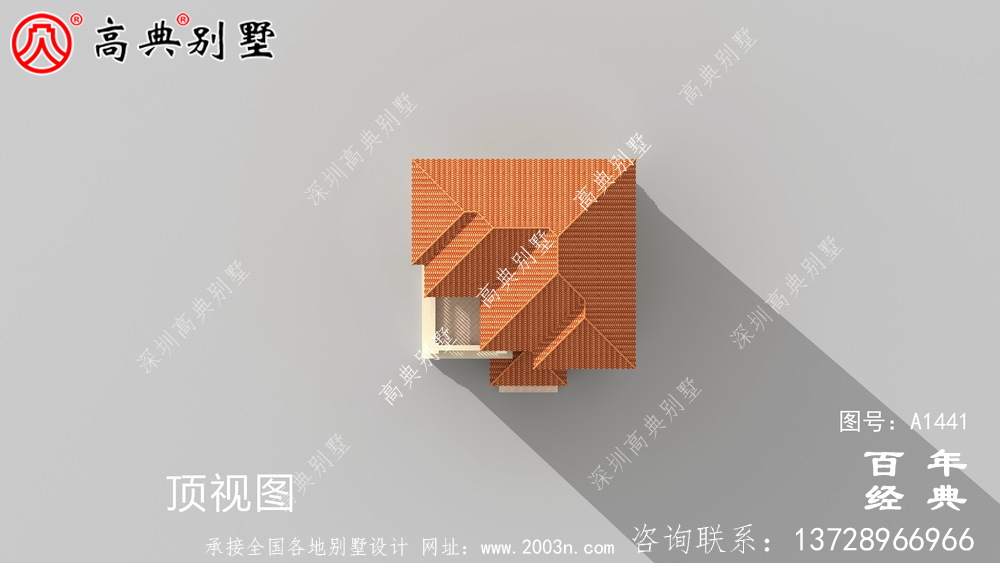 新農村建設小復式三層別墅設計圖紙及設計效果圖_三層農村房屋設計圖