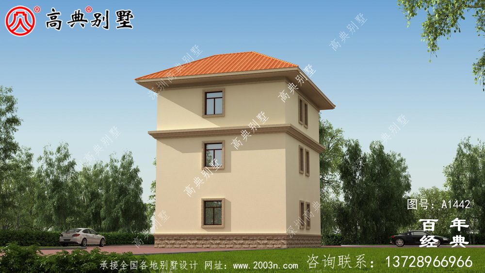 氣派歐式三層復(fù)式別墅設(shè)計(jì)圖紙和效果圖_農(nóng)村三層別墅設(shè)計(jì)