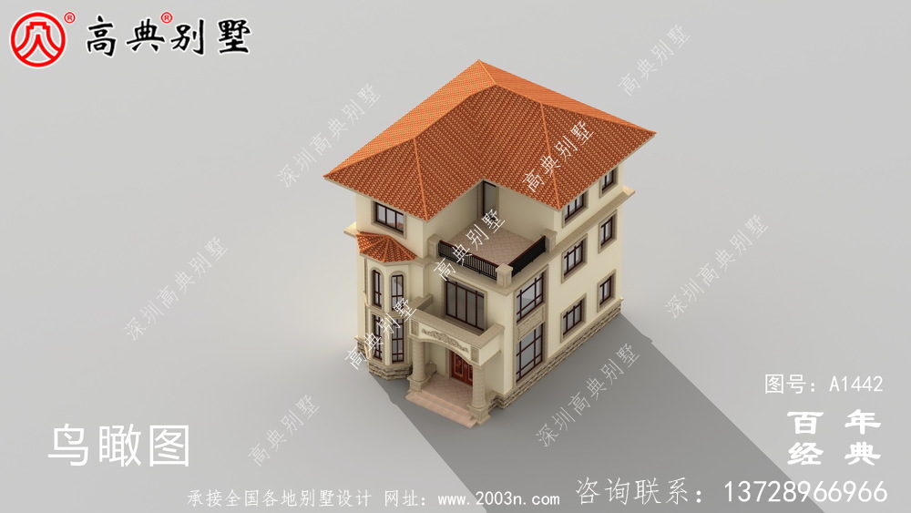 氣派歐式三層復(fù)式別墅設(shè)計(jì)圖紙和效果圖_農(nóng)村三層別墅設(shè)計(jì)