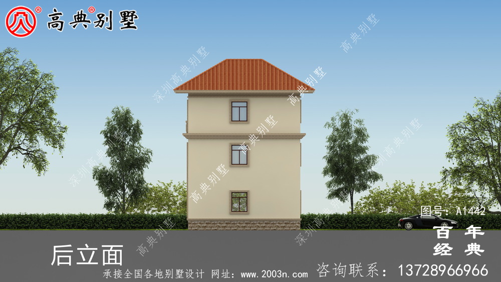 氣派歐式三層復(fù)式別墅設(shè)計(jì)圖紙和效果圖_農(nóng)村三層別墅設(shè)計(jì)