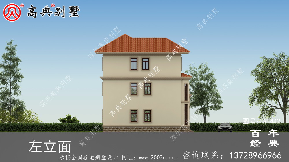 氣派歐式三層復(fù)式別墅設(shè)計(jì)圖紙和效果圖_農(nóng)村三層別墅設(shè)計(jì)