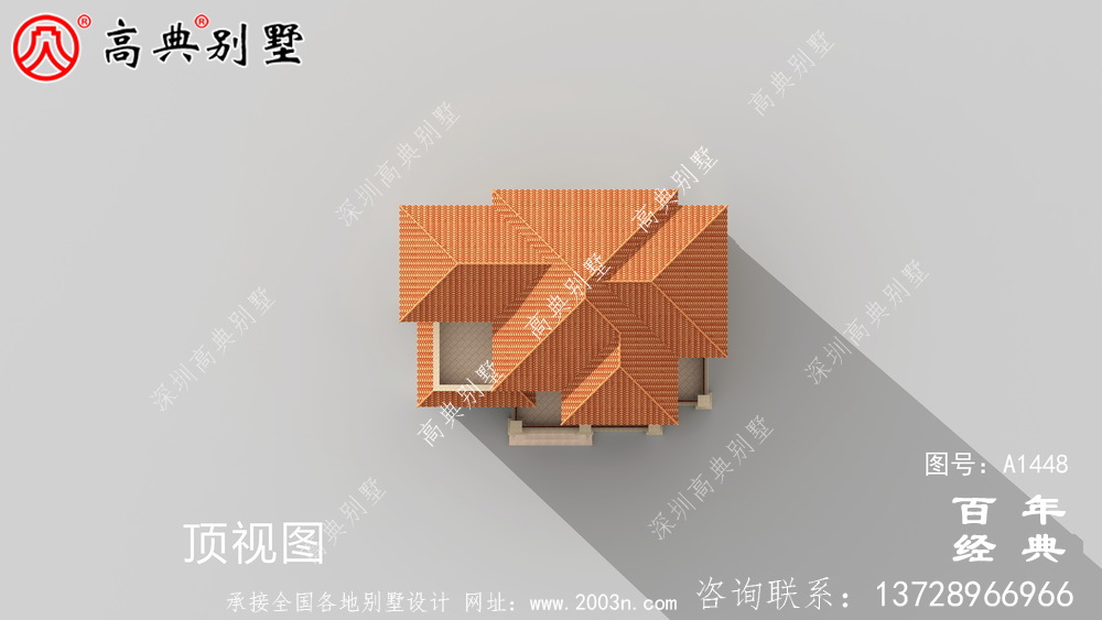 歐式三層帶露臺豪華別墅設計圖紙_農村獨棟別墅圖紙
