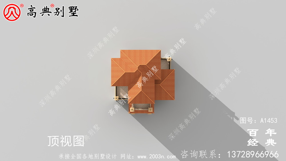 小復式三層農村別墅設計圖紙_農村獨棟別墅圖紙