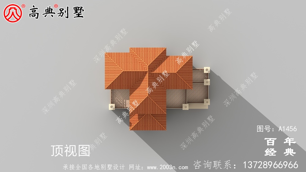 復式三層豪華歐式別墅設計效果圖_鄉村三層別墅設計