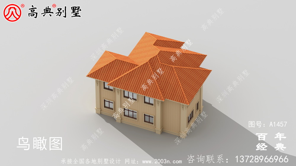 農村小型兩層別墅設計效果圖_鄉村三層別墅設計
