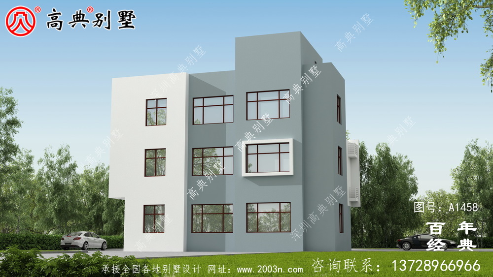 三層現(xiàn)代風(fēng)格別墅設(shè)計圖紙_現(xiàn)代風(fēng)格別墅設(shè)計