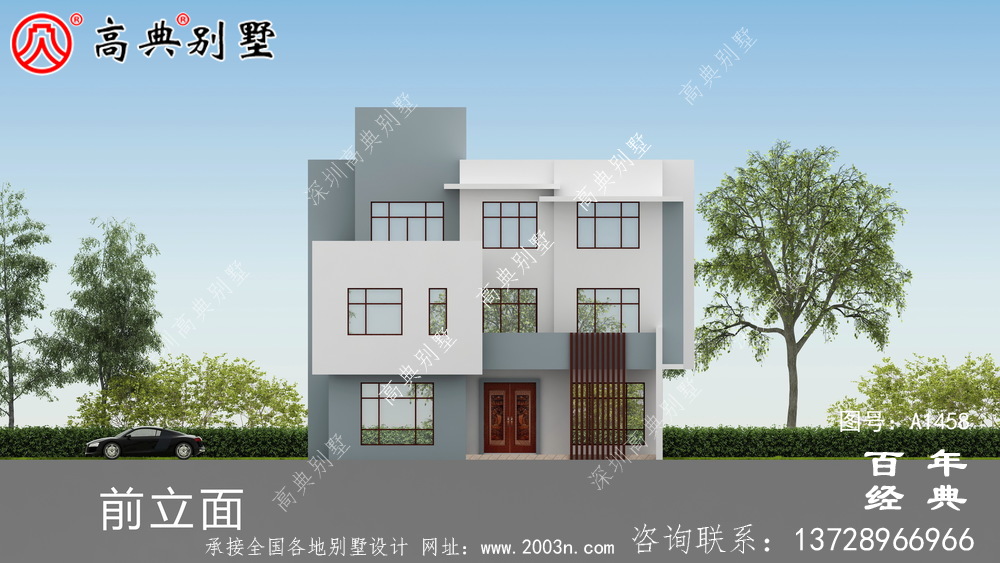三層現(xiàn)代風(fēng)格別墅設(shè)計圖紙_現(xiàn)代風(fēng)格別墅設(shè)計