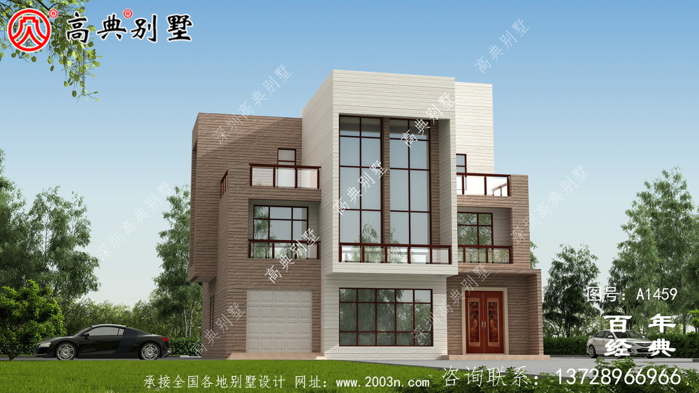 高檔現(xiàn)代三層別墅設(shè)計(jì)圖紙_現(xiàn)代風(fēng)格別墅設(shè)計(jì)
