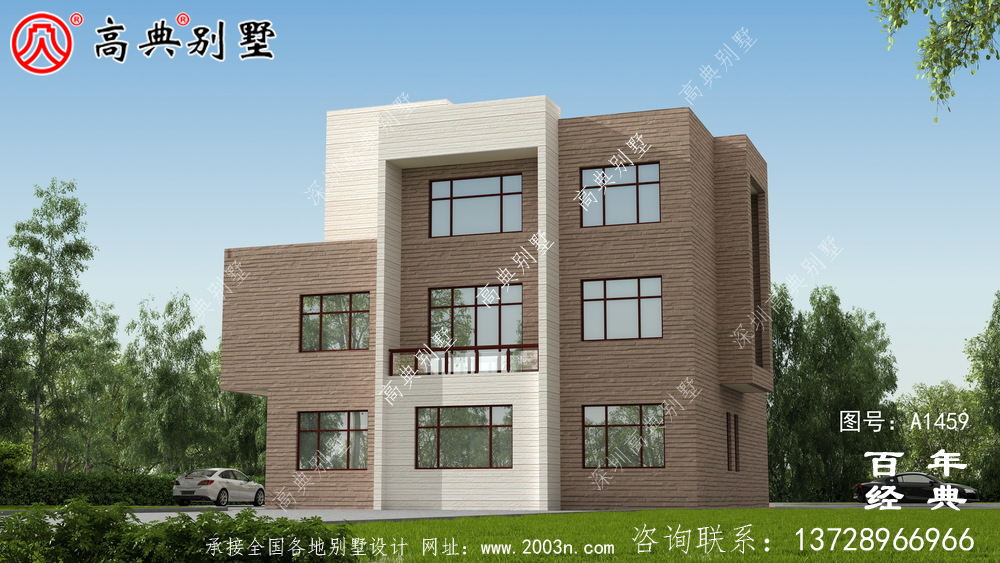 高檔現(xiàn)代三層別墅設(shè)計(jì)圖紙_現(xiàn)代風(fēng)格別墅設(shè)計(jì)