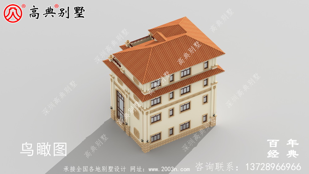 歐式精致四層復(fù)式別墅設(shè)計圖紙_鄉(xiāng)村別墅工程圖紙