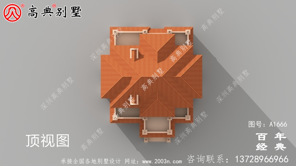 經典復式四層歐式別墅設計圖紙與外觀效果圖_農村四層別墅設計