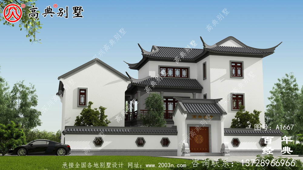 新中式三層蘇式園林別墅設計圖紙_鄉(xiāng)村別墅工程圖紙 新中式三層蘇式園林別墅設計圖紙_鄉(xiāng)村別墅工程圖紙