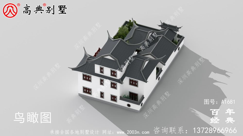 農村三層別墅設計圖紙_農村三層別墅設計