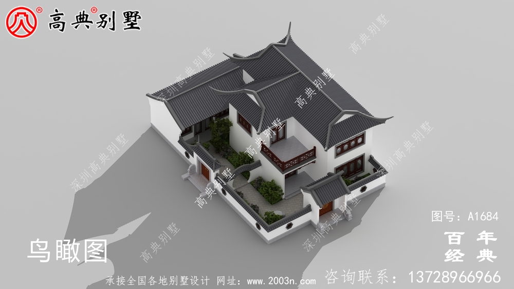 蘇式園林二層中式別墅設計圖紙及效果圖_農村三層別墅設計 蘇式園林二層中式別墅設計圖紙及效果圖_農村三層別墅設計