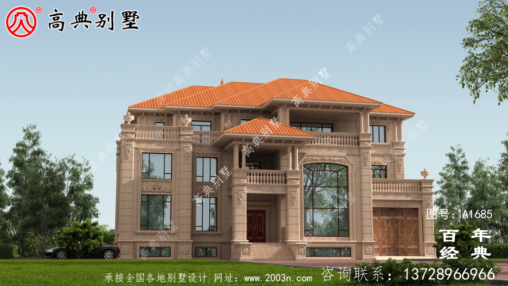 歐式三層別墅效果圖及圖紙_農(nóng)村三層別墅設(shè)計(jì)