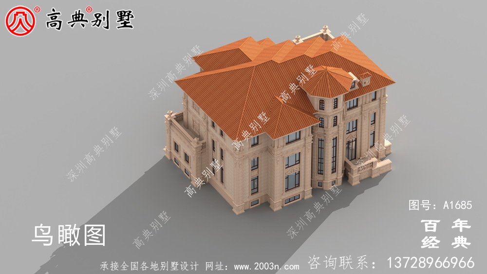 歐式三層別墅效果圖及圖紙_農(nóng)村三層別墅設(shè)計(jì)