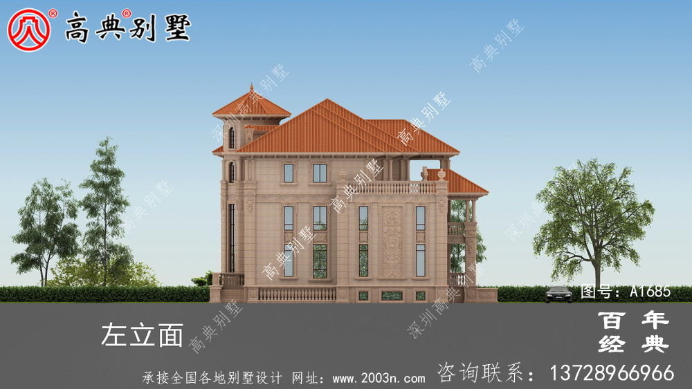 歐式三層別墅效果圖及圖紙_農(nóng)村三層別墅設(shè)計(jì)