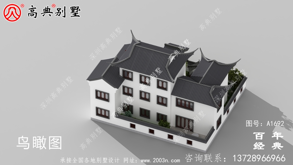 鄉(xiāng)村三層別墅效果圖_農(nóng)村三層別墅設(shè)計(jì)