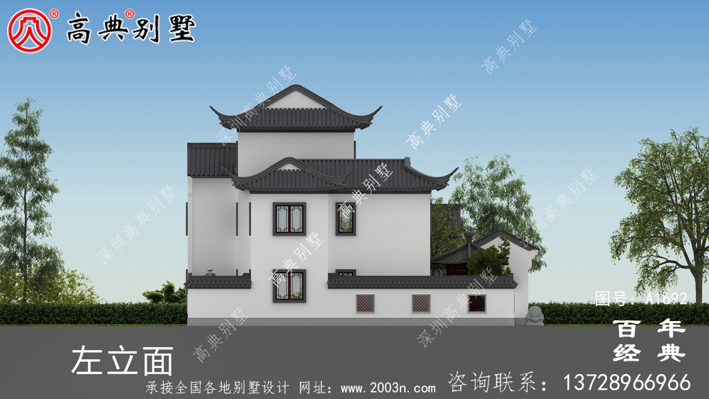 鄉(xiāng)村三層別墅效果圖_農(nóng)村三層別墅設(shè)計(jì)