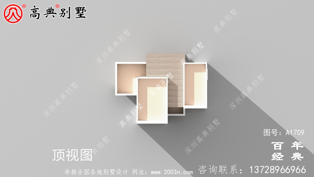 鄉村三層現代風格別墅設計圖_農村三層自建房設計圖