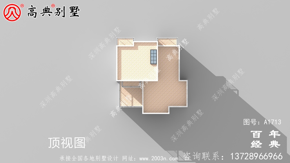 復式三層現代別墅設計圖紙_農村三層別墅設計