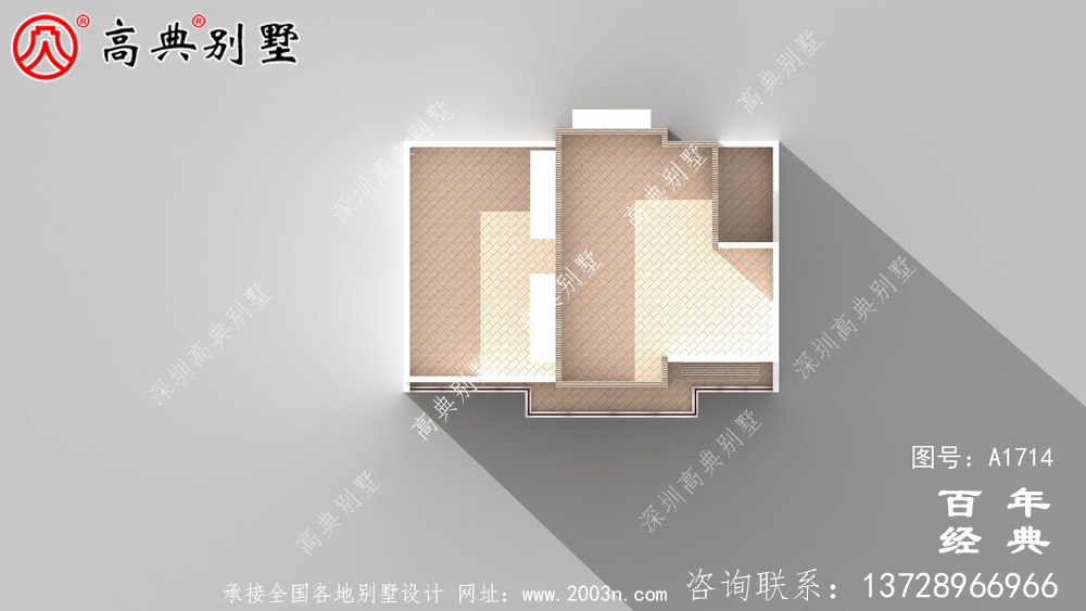 農村四層現代風別墅設計圖_農村四層別墅設計