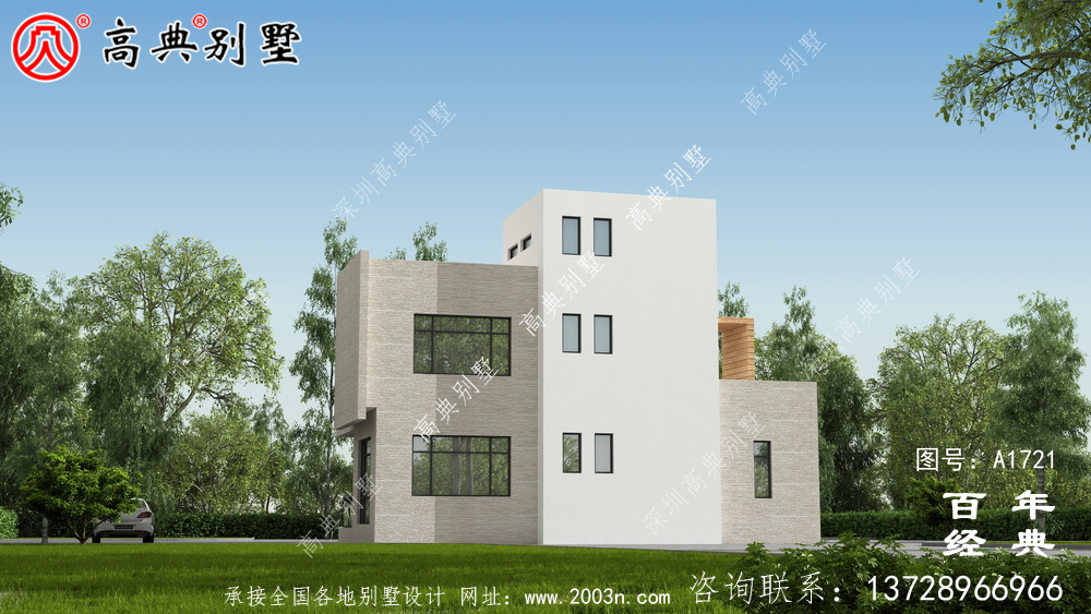 現(xiàn)代風(fēng)格兩層別墅_兩層別墅設(shè)計(jì)