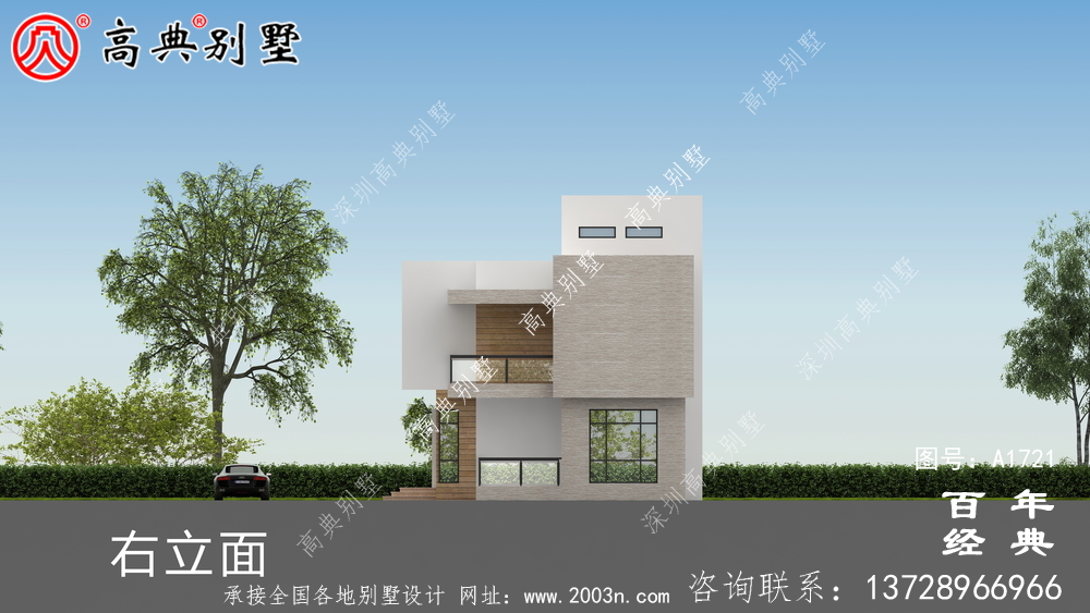 現(xiàn)代風(fēng)格兩層別墅_兩層別墅設(shè)計(jì)