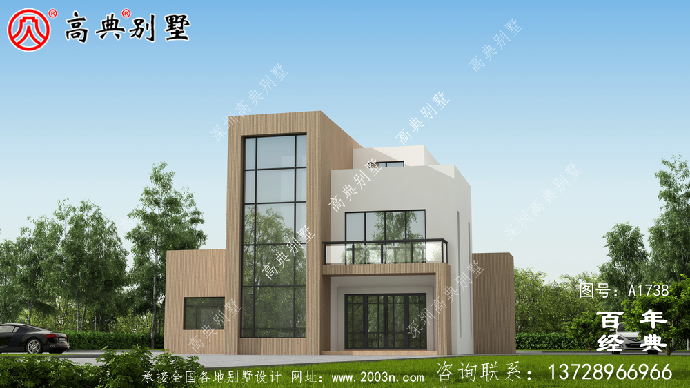 復式現代三層別墅設計圖紙及效果圖_農村三層別墅設計 復式現代三層別墅設計圖紙及效果圖_農村三層別墅設計