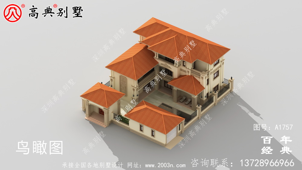 超豪華三層歐式別墅圖紙及效果圖_農村三層自建房設計圖 超豪華三層歐式別墅圖紙及效果圖_農村三層自建房設計圖
