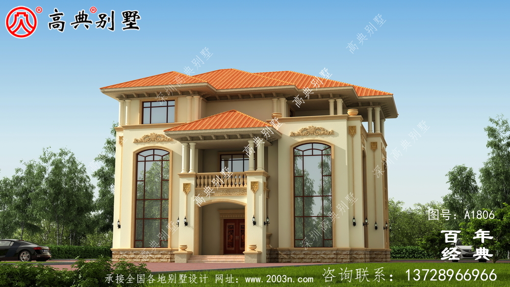 歐式三層復式別墅圖紙及效果圖_農村三層自建房設計圖 歐式三層復式別墅圖紙及效果圖_農村三層自建房設計圖