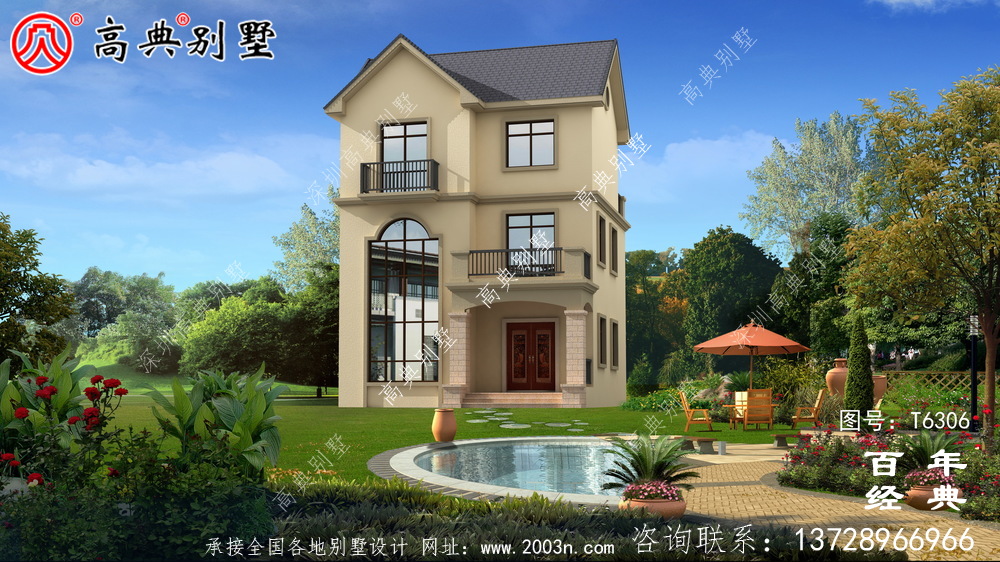 復式三層小戶型農村別墅設計圖紙_農村三層自建房設計圖 復式三層小戶型農村別墅設計圖紙_農村三層自建房設計圖