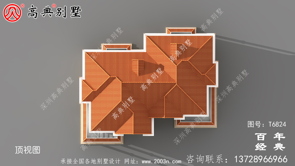 農村兩層雙拼歐式別墅圖紙及效果圖_農村兩層自建房設計圖