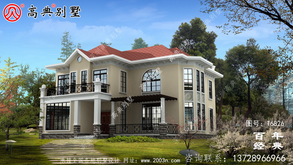 精致兩層歐式別墅圖紙及效果圖_農(nóng)村兩層自建房設(shè)計(jì)圖 精致兩層歐式別墅圖紙及效果圖_農(nóng)村兩層自建房設(shè)計(jì)圖