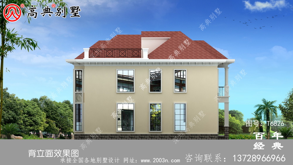 精致兩層歐式別墅圖紙及效果圖_農(nóng)村兩層自建房設(shè)計(jì)圖