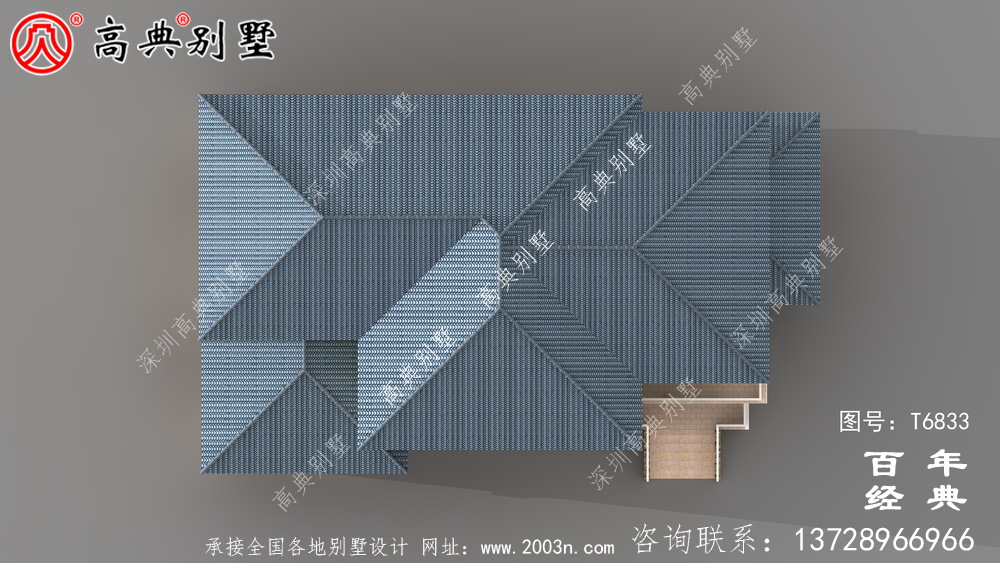 二層歐式別墅外觀效果圖_農村兩層自建房設計圖
