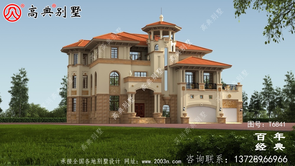 奢華三層歐式別墅圖紙及效果圖_農(nóng)村三層自建房設(shè)計(jì)圖 奢華三層歐式別墅圖紙及效果圖_農(nóng)村三層自建房設(shè)計(jì)圖
